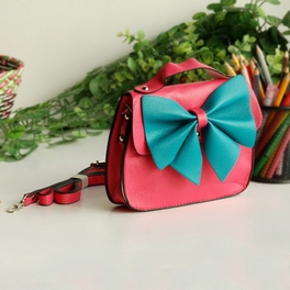 [Sweet Cherry] Colorful Leatherette Clutch Shoulder Bag Clutch Casual Purse