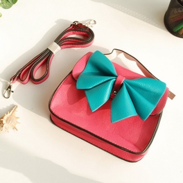[Sweet Cherry] Colorful Leatherette Clutch Shoulder Bag Clutch Casual Purse