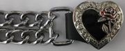 Vest Extender Heart W/Rose 