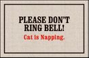 Cat is Napping Doormat Cat is Napping Doormat