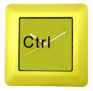 CTRL Command Key Wall Clock