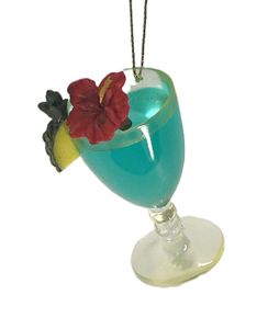 Encore Holiday Toddies Blue Hawaiian Ornament