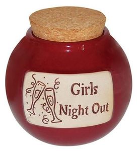 Girls Night Out Money Fund Jar Bank