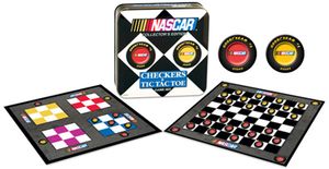  NASCAR Checkers & Tic Tac Toe Game Set