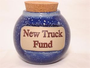 New Truck Fund Funny Money Jar