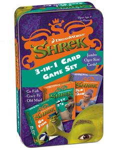  Shrek 3 in 1 Card Game Set