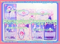 Banpresto Trading Cards : Sailor Moon Super S : Twin Character Cards - Mini Regular Card Set of 7 (1995) (VERY GOOD CONDITION)    