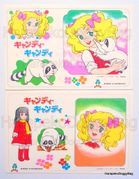 Vintage 1970s : Candy Candy Anime - 2 Seika Note Stickers