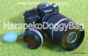 Glico Toys : Time Slip : Miniature Black Nikon Zoom Lens Camera 