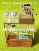 Glico Toys : Time Slip : Miniature Japanese Snack Shop - Shelf & Cash Register Set  