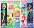 Japanese Anime : Clamp : Magic Knight Rayearth Sega/Amada Sticker Set : Alcyone (MEDIUM GOOD CONDITION)