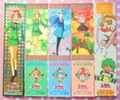 Japanese Anime : Clamp : Magic Knight Rayearth Sega/Amada Sticker Set : Fuu Hououji (MEDIUM GOOD CONDITION)
