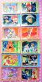 Vintage Japanese Anime : Clamp : Magic Knight Rayearth Sega Collection Card : Regular Cards #13-24 (1995) (NEAR EXCELLENT CONDITION)