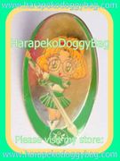 Tomy / Furuta Promo Item : Magic Knight Rayearth : Collection 2 : Metal Enamel Pin Badge - Fuu Hououji / Oval (1995) (NEAR EXCELLENT CONDITION)