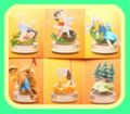 Kaiyodo Toys : Heidi Girl of the Alps Anime Bottle Cap Figure Collection - Full Set of 6 (2006)