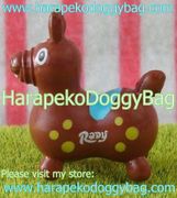 Miniature Rody Horse (SMALL) : Chocolate Brown / Yellow Spots  (2004)