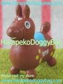 Miniature Rody Horse (SMALL) : Chocolate Brown / Yellow Spots  (2004)