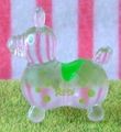 Miniature Rody Horse (SMALL) : Clear / Green Spots (2004)