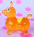 Miniature Rody Horse (SMALL) : Clear Yellow / Yellow Spots (2004)