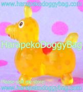 Miniature Rody Horse (SMALL) : Clear Yellow / Red Saddle / Yellow Spots (2004)