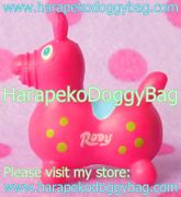 Miniature Rody Horse (SMALL) : Hot Pink / Green Spots (2004)