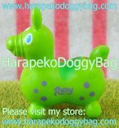 Miniature Rody Horse (SMALL) : Lime Green / Lilac Spots (2004)