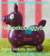 Miniature Rody Horse (SMALL) : Plum Purple / Pink Spots (2004)