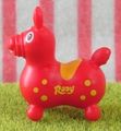 Miniature Rody Horse (SMALL) : Red / Orange Spots  (2004)