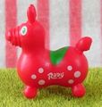 Miniature Rody Horse (SMALL) : Red / White Spots  (2004)
