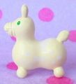 Miniature Rody Horse (SMALL) : White / White Spots (2004)