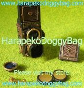 Kaiyodo Miniature Toys : Time Slip Glico Series 4 : Miniature Brown Rolleiflex Camera (2003)