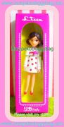Takara Miniature Toys : Tiny Toy Shop (2004) - Miniature Retro Japanese Licca Chan Doll 1967 Version Remake