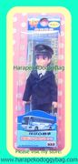 Takara Miniature Toys : Wataru Kun Doll Limited Edition Keychain Strap (2004) - Miniature Retro Japanese Wataru Kun Doll Bus Driver