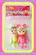 Kenelephant Miniature Toys : Nakayoshi Charmy Chan Miniature Collection #1 (2021) - Miniature Japanese Charmy Chan Dolls (Red & Light Green)