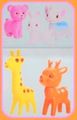 Kenelephant Miniature Toys : Nakayoshi Charmy Chan Miniature Collection #5 & 6 (2021) - Miniature Retro Japanese Animal Toy Set