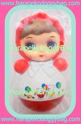 Kenelephant Miniature Toys : Showa Nostalgic Miniature Collection : Ayumi Uyama Production #4 (2021) - Miniature Retro Japanese Roly Poly Doll & Rattle (Red) Kenelephant Miniature Toys : Showa Nostalgic Miniature Collection : Ayumi Uyama Production #4 (2021) - Miniature Retro Japanese Roly Poly Doll & Rattle (Red)