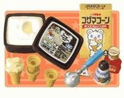 Megahouse Bear Ice Cream #7  - Minature Chocolate Syrup Sauce 