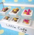 Megahouse Miniatures : Little Cafe (2003) #8 - Miniature Cake Display Showcase