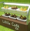 Megahouse Miniatures : Little Cafe (2003) #9 - Miniature Cake Display Showcase