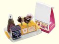 Megahouse Miniatures : Fried Donut Shop (2006) #7 - Miniature Chocolate Sauce Bottle 