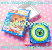 Megahouse Miniatures : Family Game Collection (2005) #3 - Miniature Miniature Stadium Checkers Board Game (USED CONDITION / MISSING PIECE)