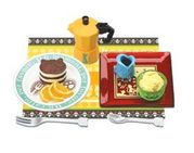 Megahouse Miniatures : Black Cat Chef's Italian (2007) #5 - Miniature Miniature Tiramisu Dessert Cafe Dish