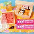 Megahouse Miniatures : Japanese Rabbit Sweet Shop (2006) #6 - Miniature Kawaii Outdoor Lunch Bento