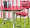Megahouse Miniatures : Bar Time (2005) #2 - Miniature Retro Table & Chair Furniture Set