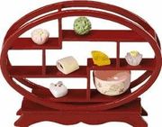 Megahouse Japanese Traditional Sweets #1 - Miniature Room Display Shelf