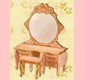 Megahouse Miniatures : Princess Style (2008) #5 - Miniature Pink Dresser / Furniture