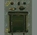 Megahouse Miniatures : Princess Style (2008) #8 - Miniature Black Cabinet / Furniture