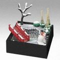 Megahouse Miniatures : Traditional Japanese Garden Walk - Palm-Sized Diorama (2004) #4-2 - Miniature Winter Garden 