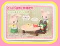 Megahouse Miniatures : Animal Shop Managers & Friends (2007) #2 - Pink Rabbit Shop Manager Figure Set