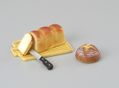 Megahouse Miniatures : Freshly Baked Bread (2005) #2 - Miniature Bread Set (OPENED PACKAGING)
